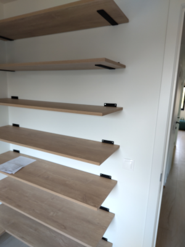 The first shelves