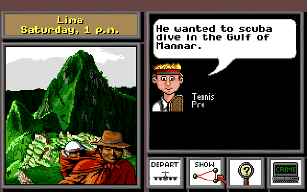 Interrogating witnesses in Carmen Sandiego